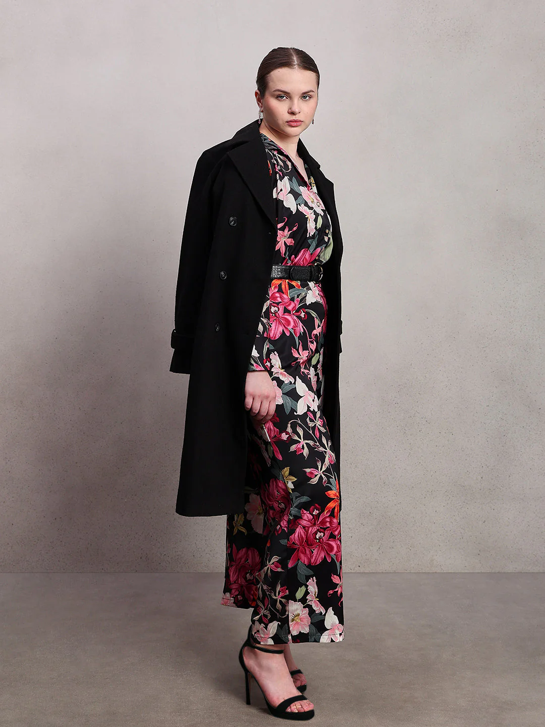 CURVE Floral Wide Leg Pants