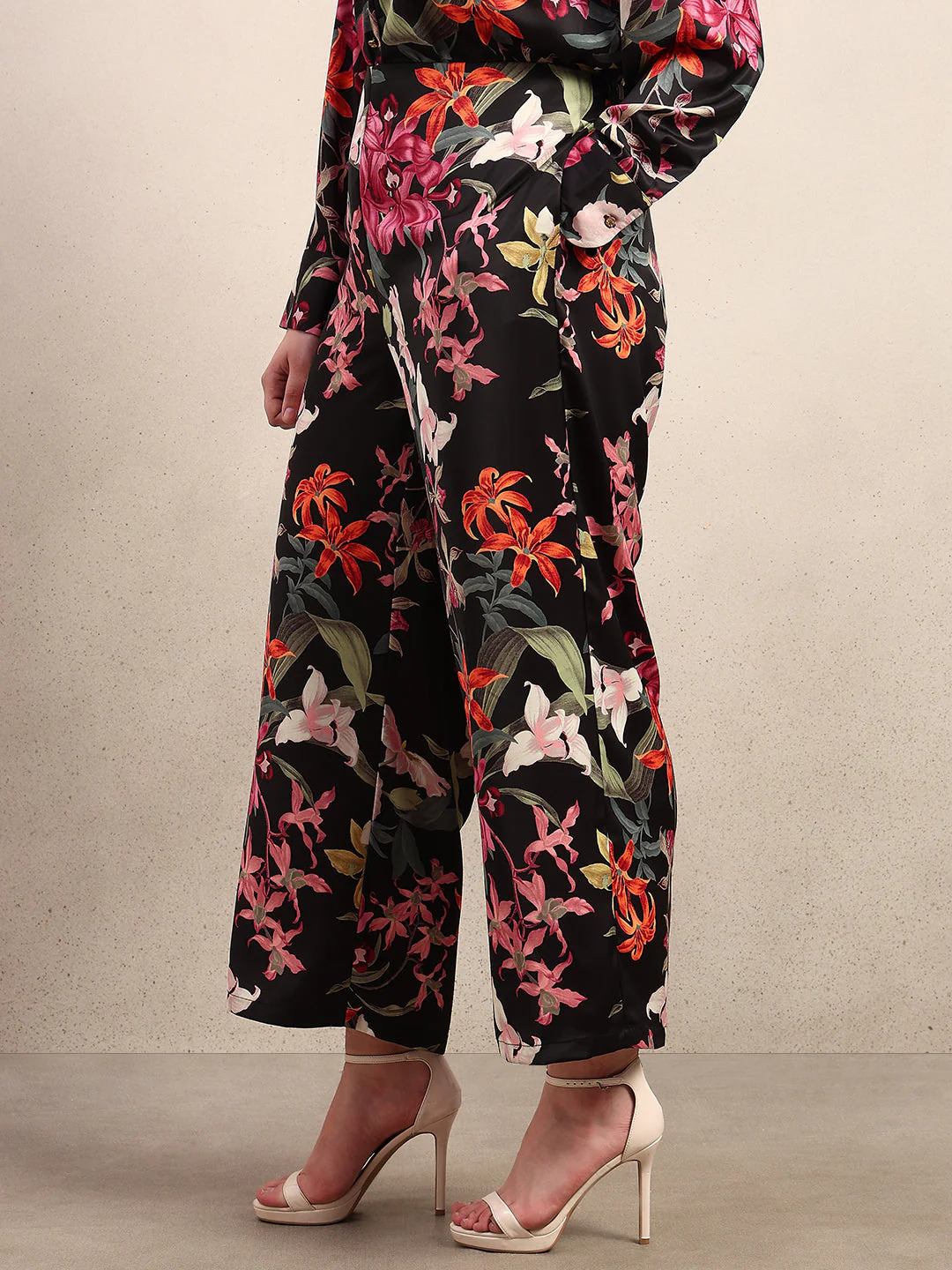 CURVE Floral Wide Leg Pants - Image 3