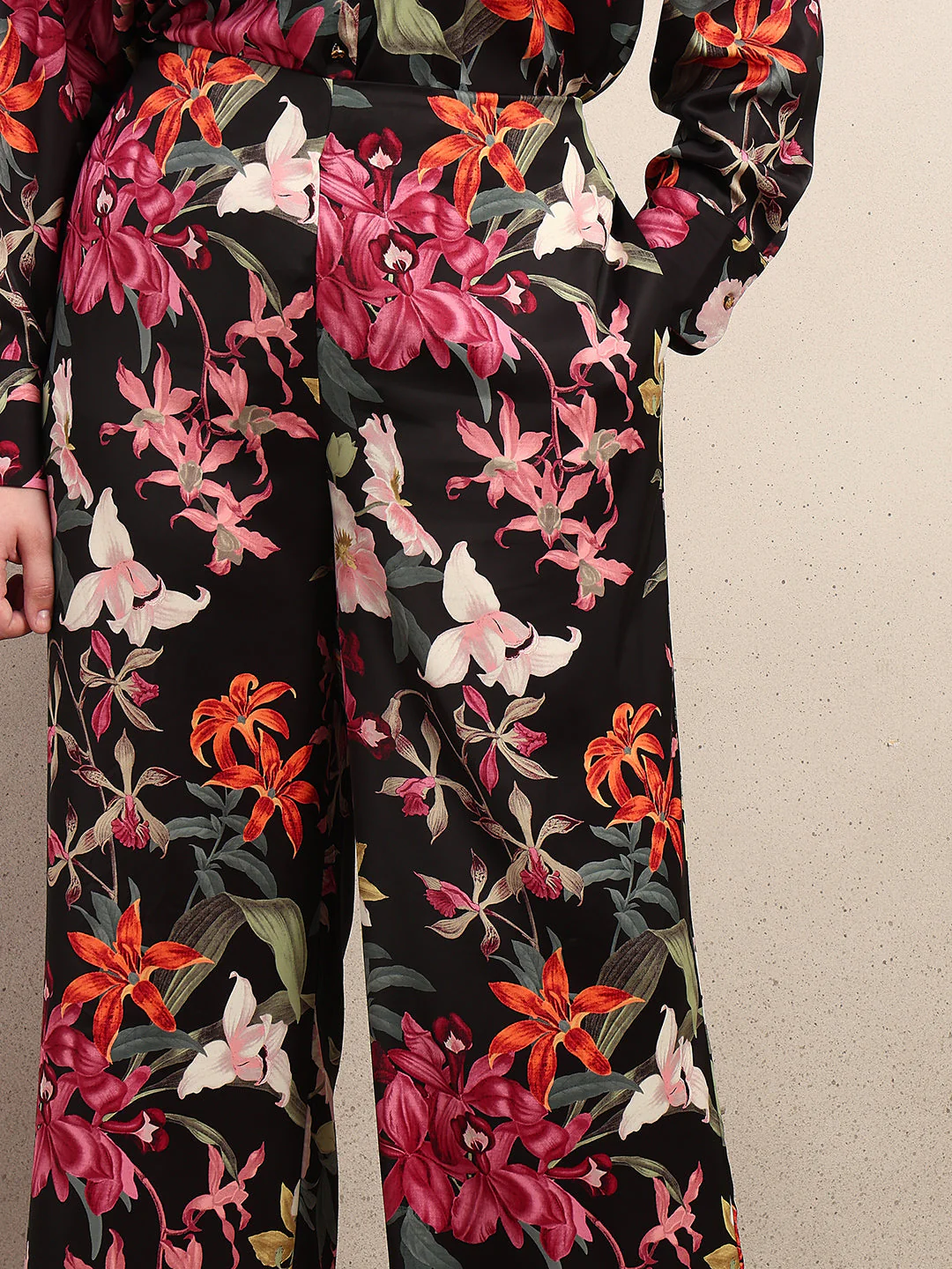 CURVE Floral Wide Leg Pants - Image 6
