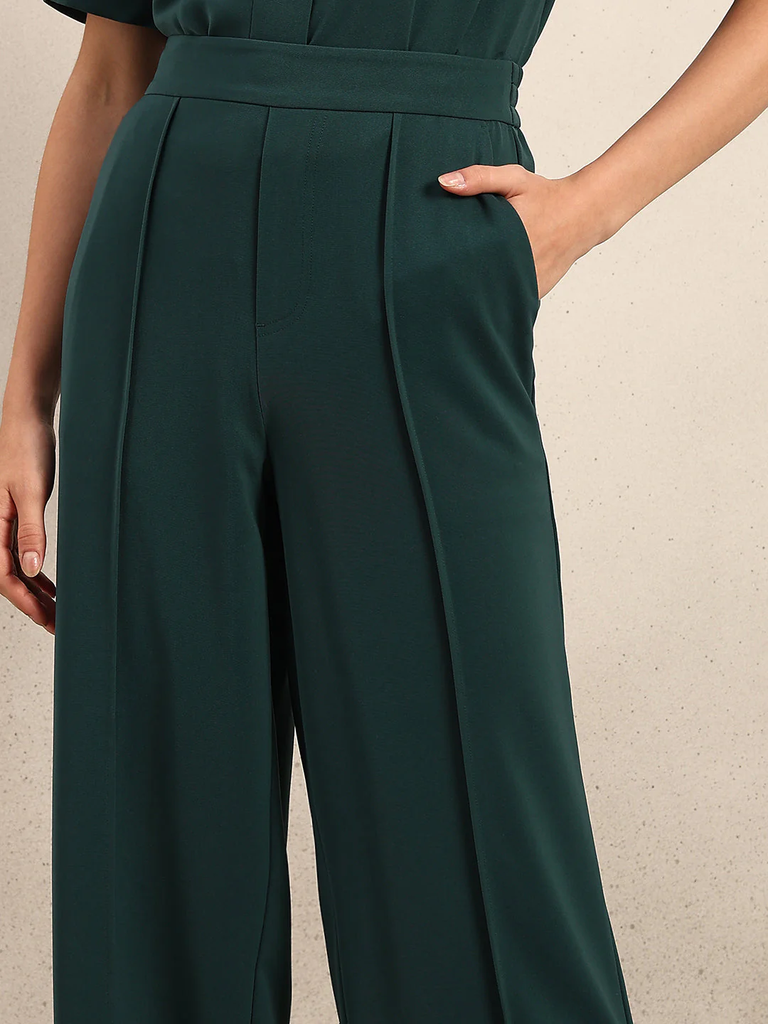 Dark Green Ankle Length Pants - Image 6