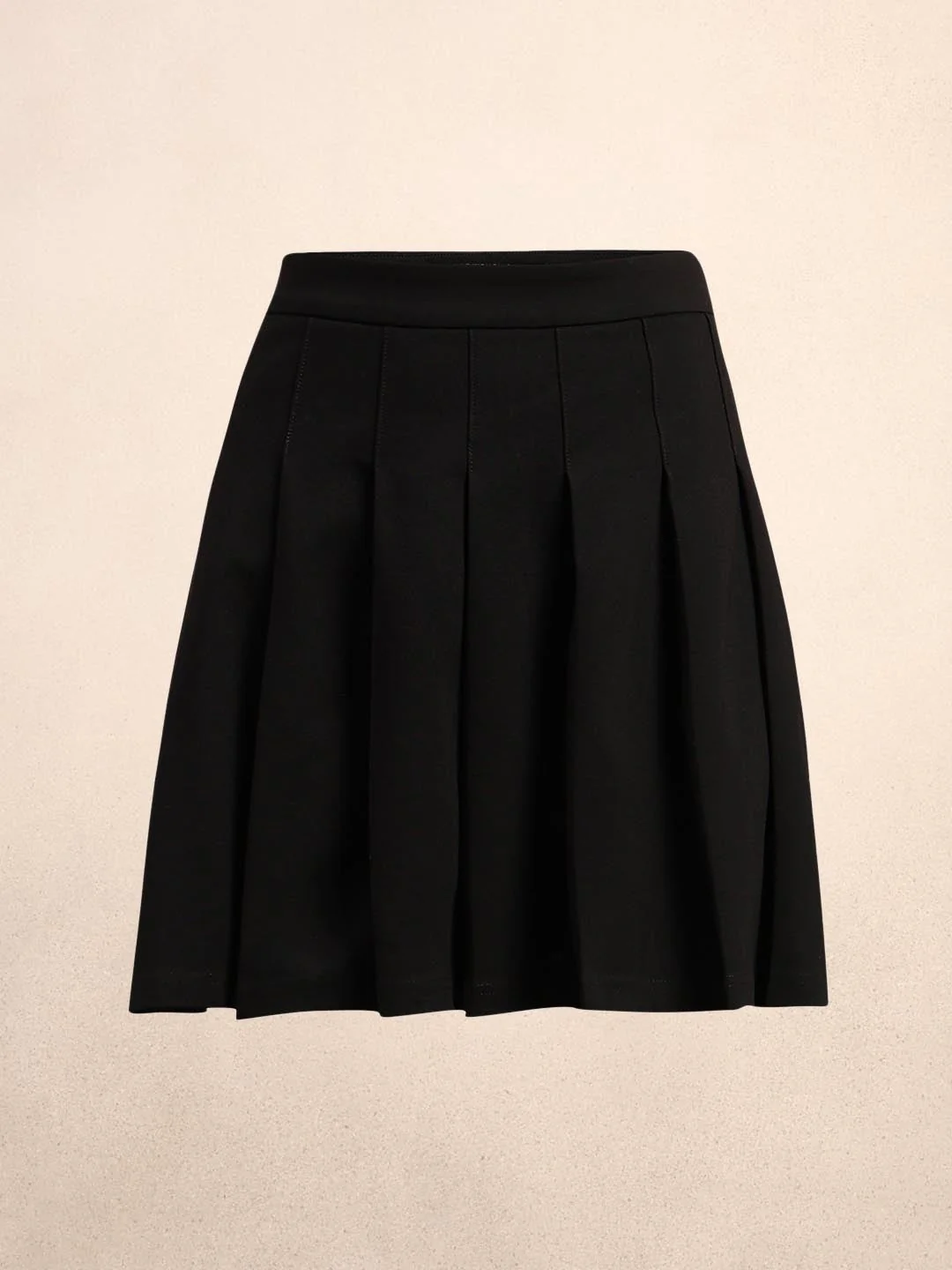 Black Pleated Mini Skirt - Image 7
