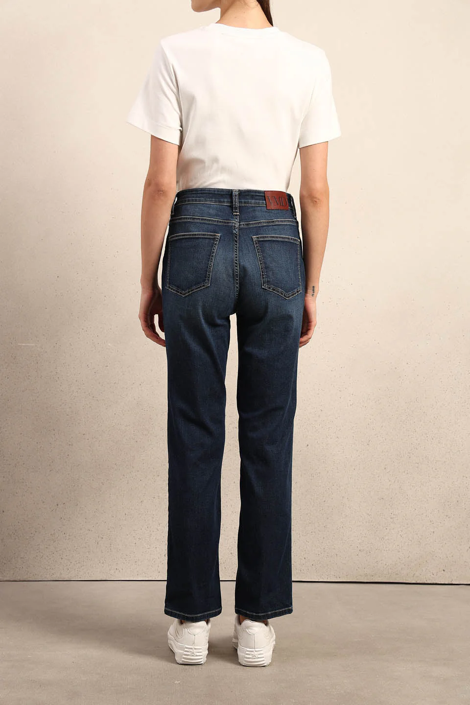 Blue Mid Rise Slim Fit Jeans - Image 10