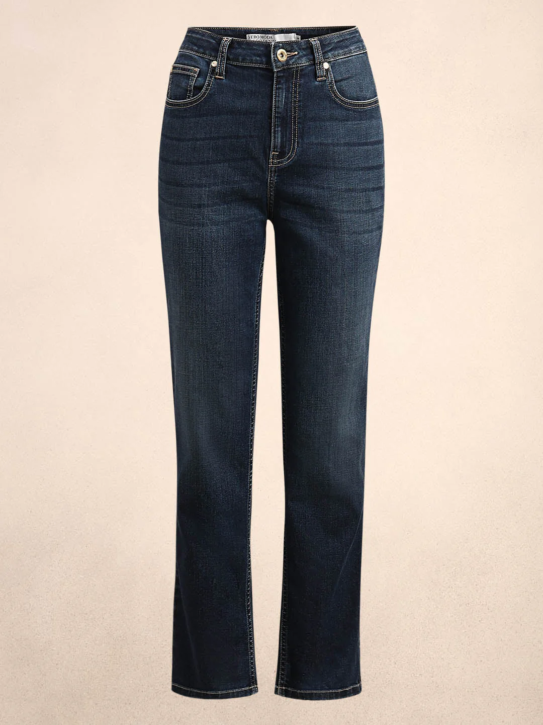 Blue Mid Rise Slim Fit Jeans - Image 7