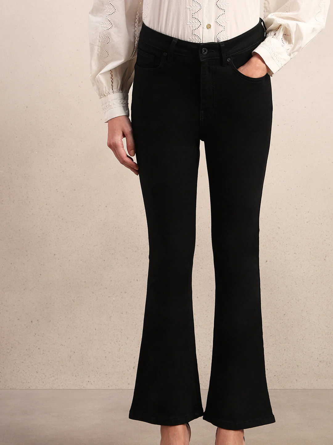 High Rise Bootcut Jeans - Image 6