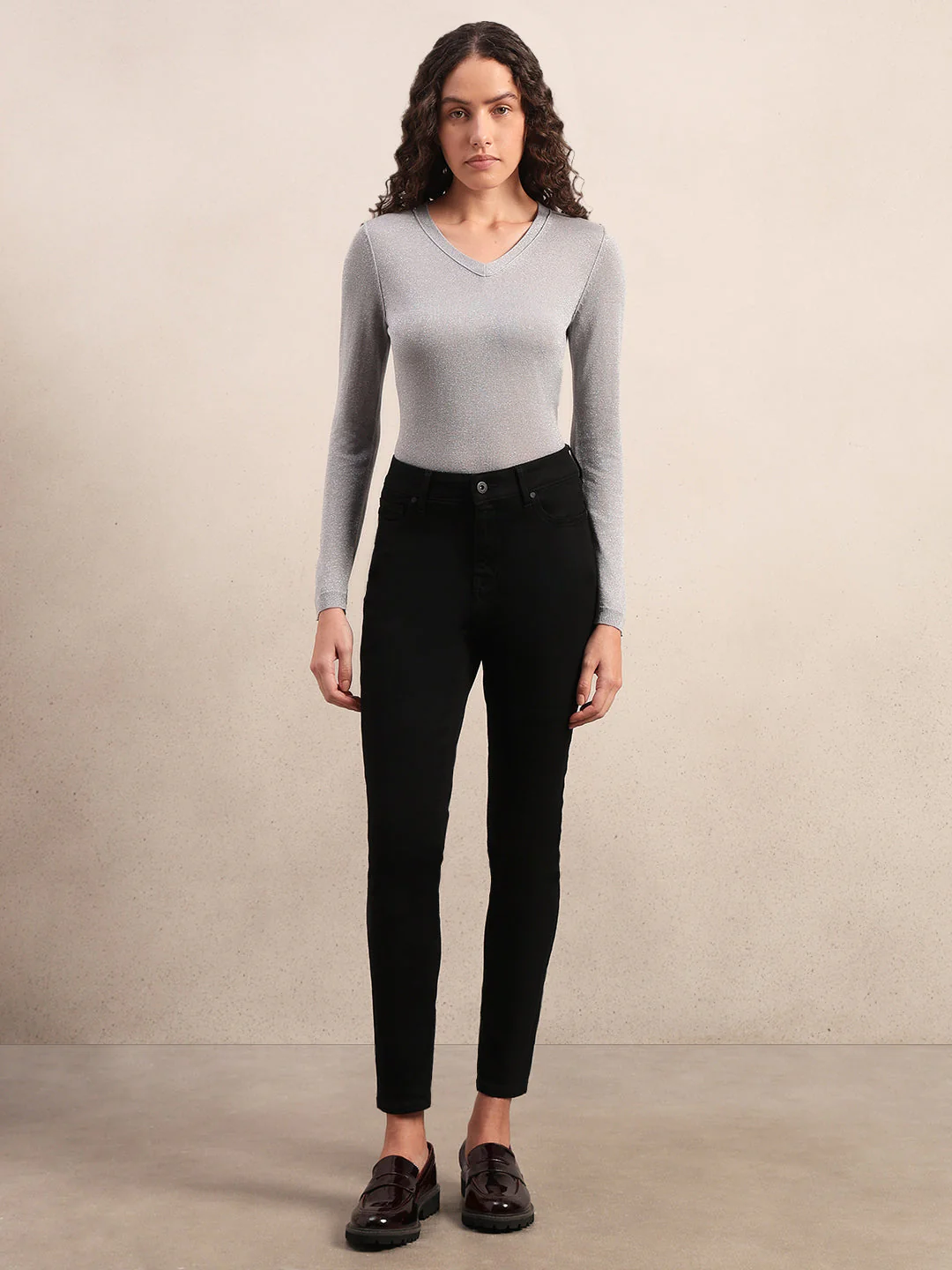 High Rise Skinny Fit Jeans - Image 5