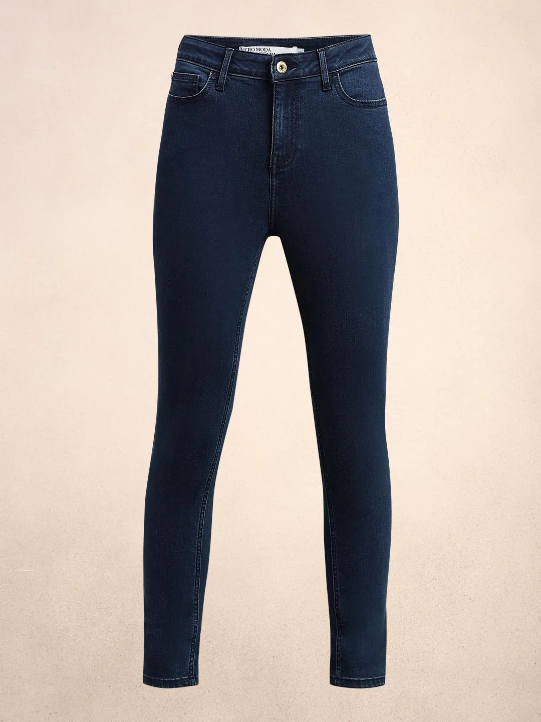 Blue High Rise Skinny Fit Jeans - Image 7