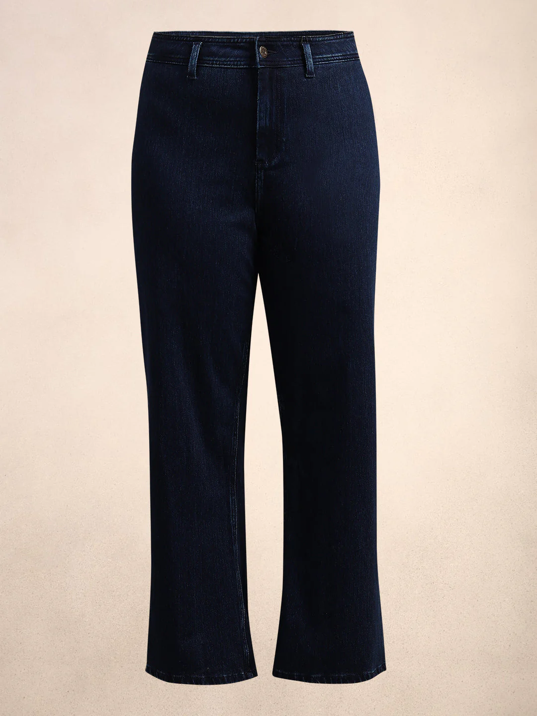 CURVE Dark Blue Wide Leg Jeans - Image 7