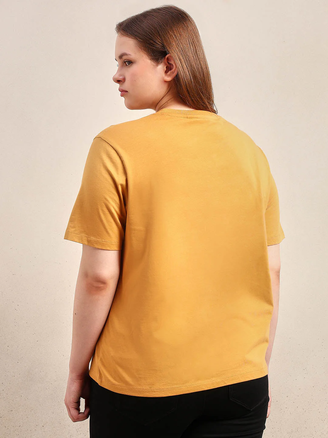 Curve Printed Cotton T-Shirt - Image 4