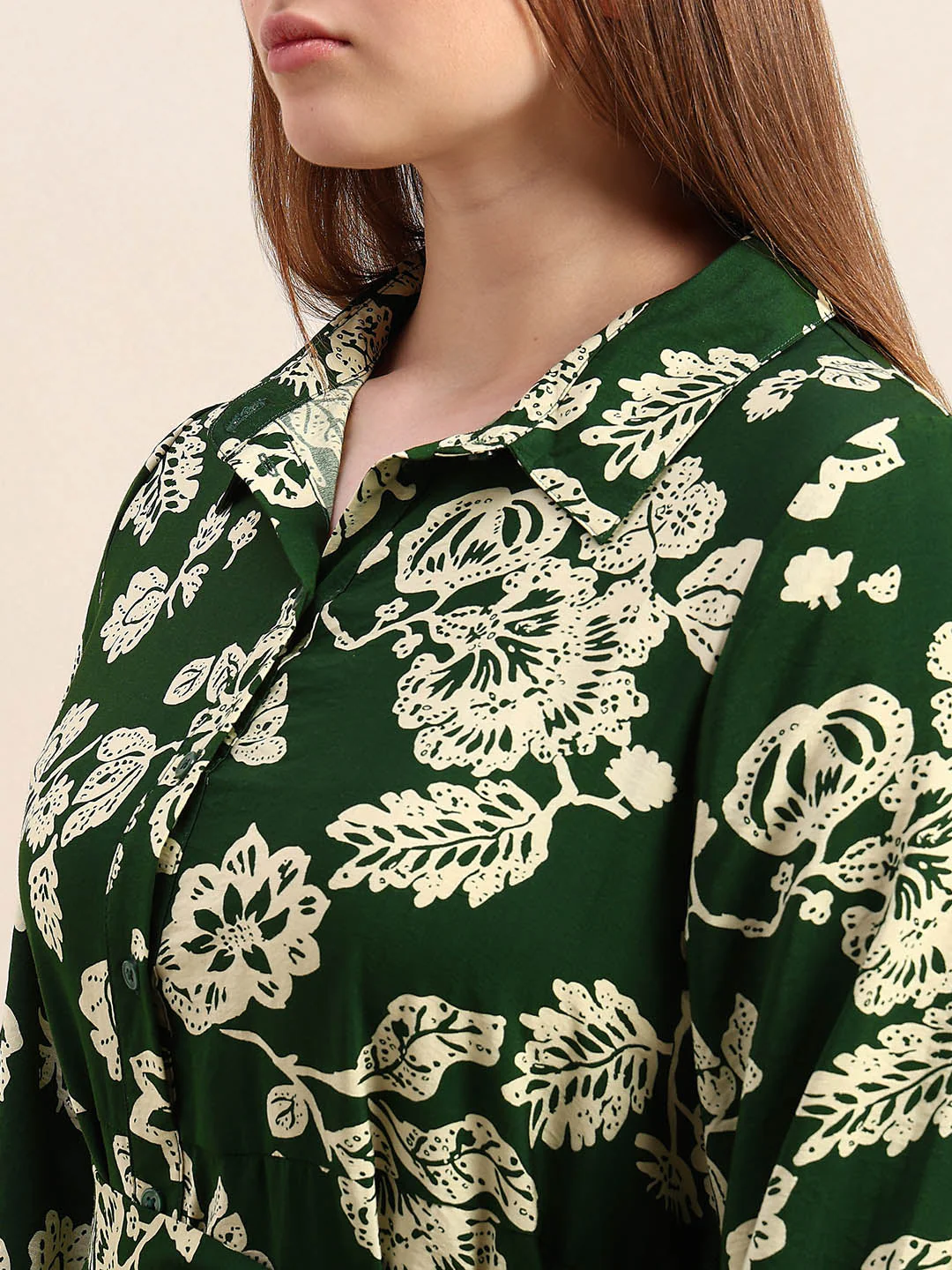 Curve Floral Belted Midaxi Dress - Image 6