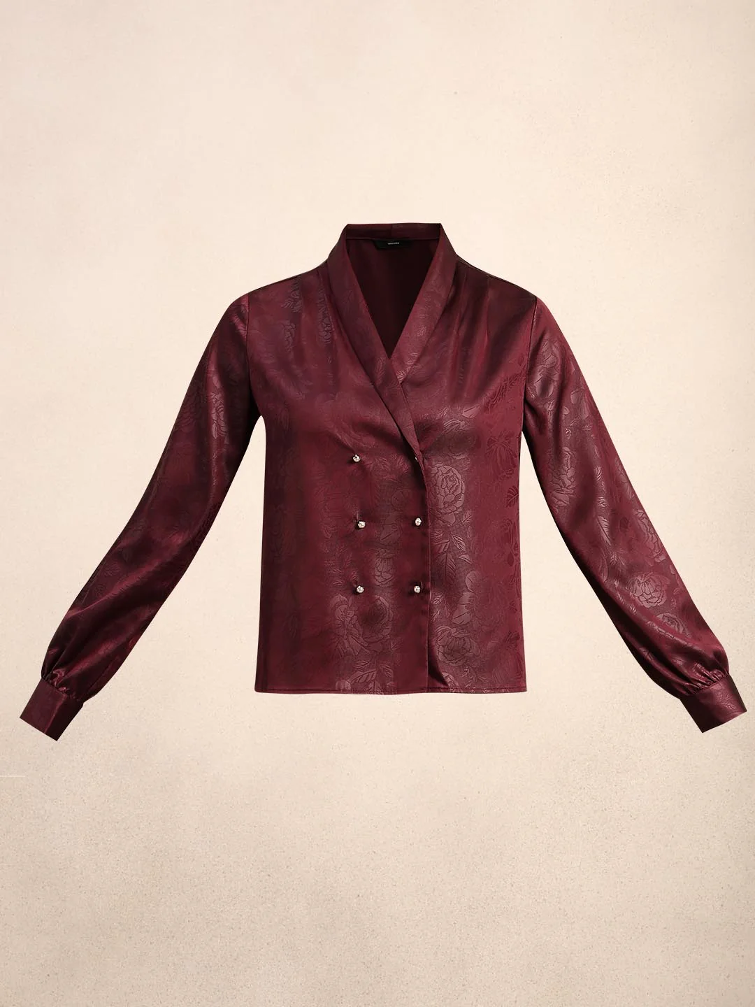 Maroon Textured Top - Image 7