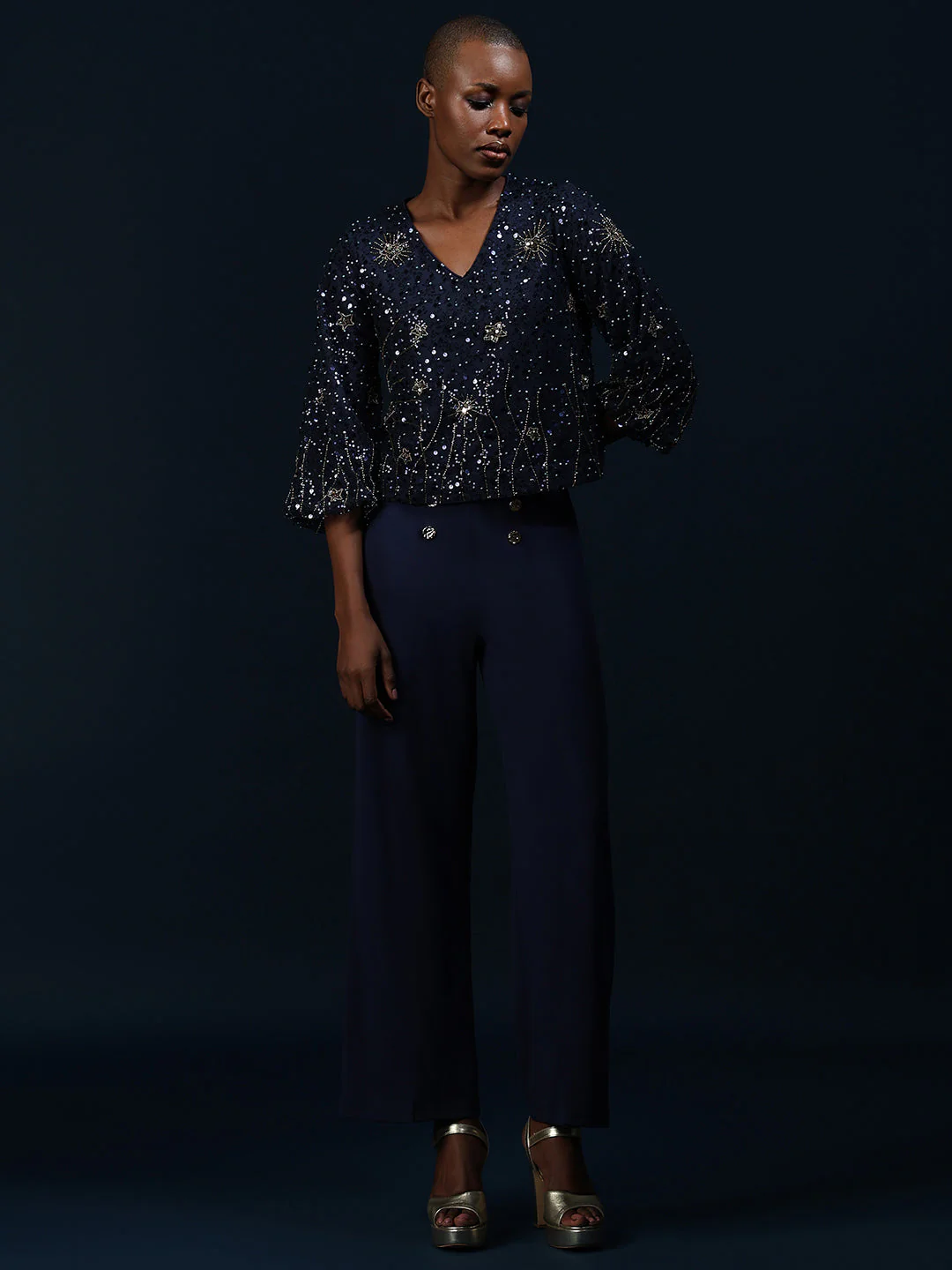 Marquee Sequin Embellished Top - Image 5