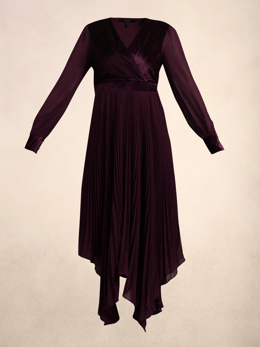 Violet Pleated Maxi Dress - Image 7