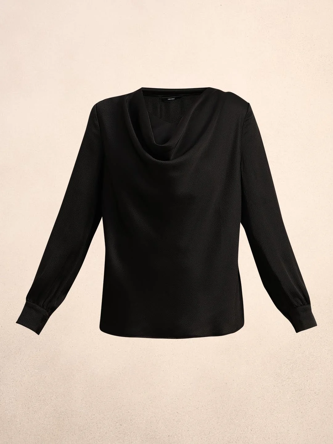 Black Cowl Neck Top - Image 7
