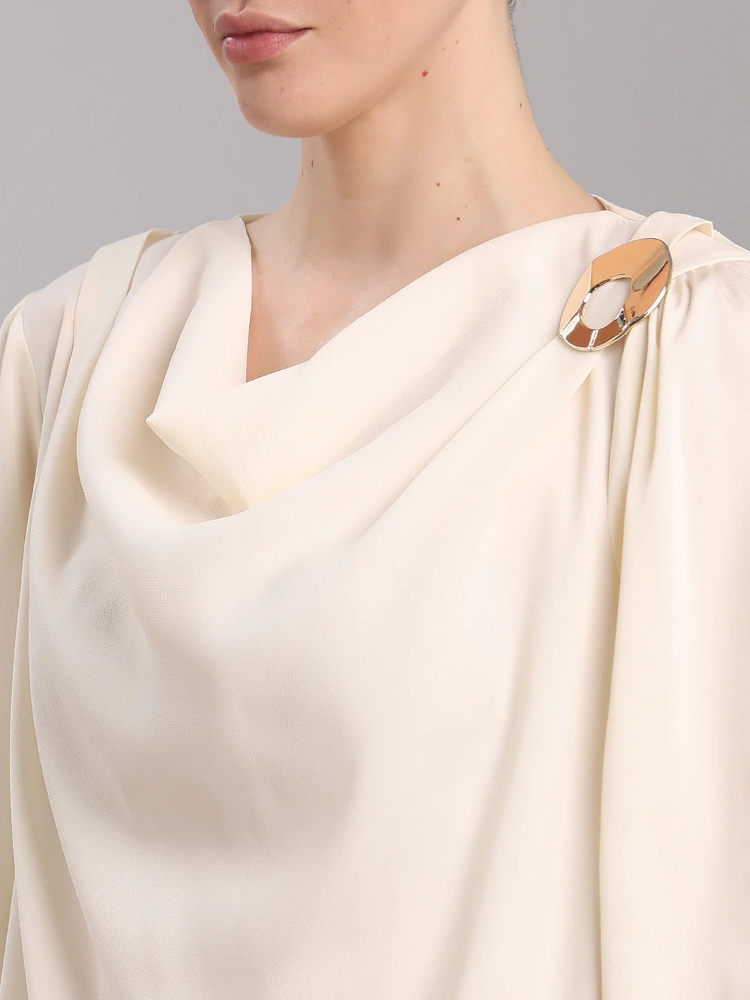 Ivory Draped Top - Image 8