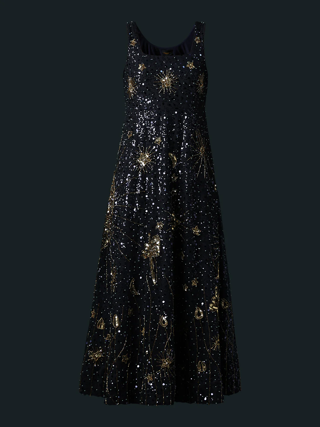 Marquee Sequin Embroidered Midi Dress - Image 7