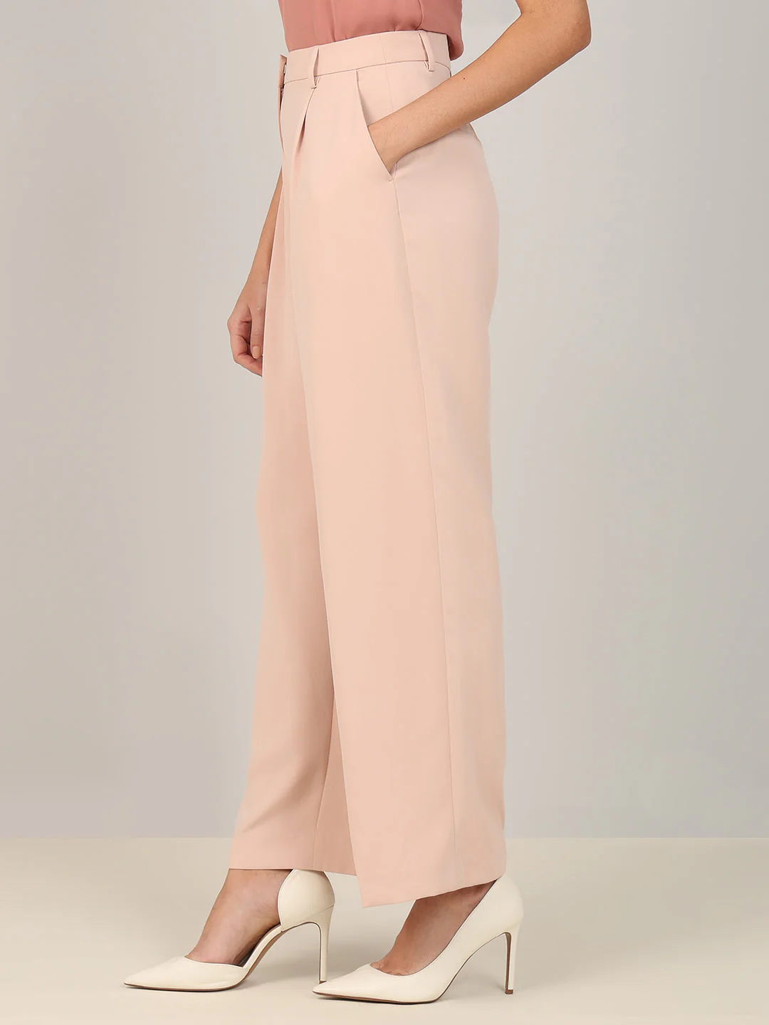 Pink Straight Fit Pants - Image 3