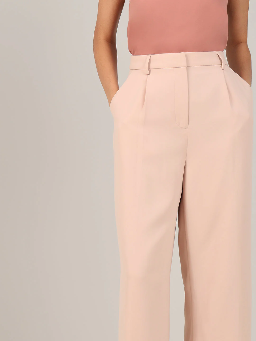 Pink Straight Fit Pants - Image 6