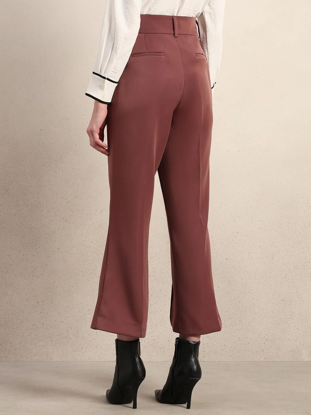 Plum Ankle Length Pants - Image 4