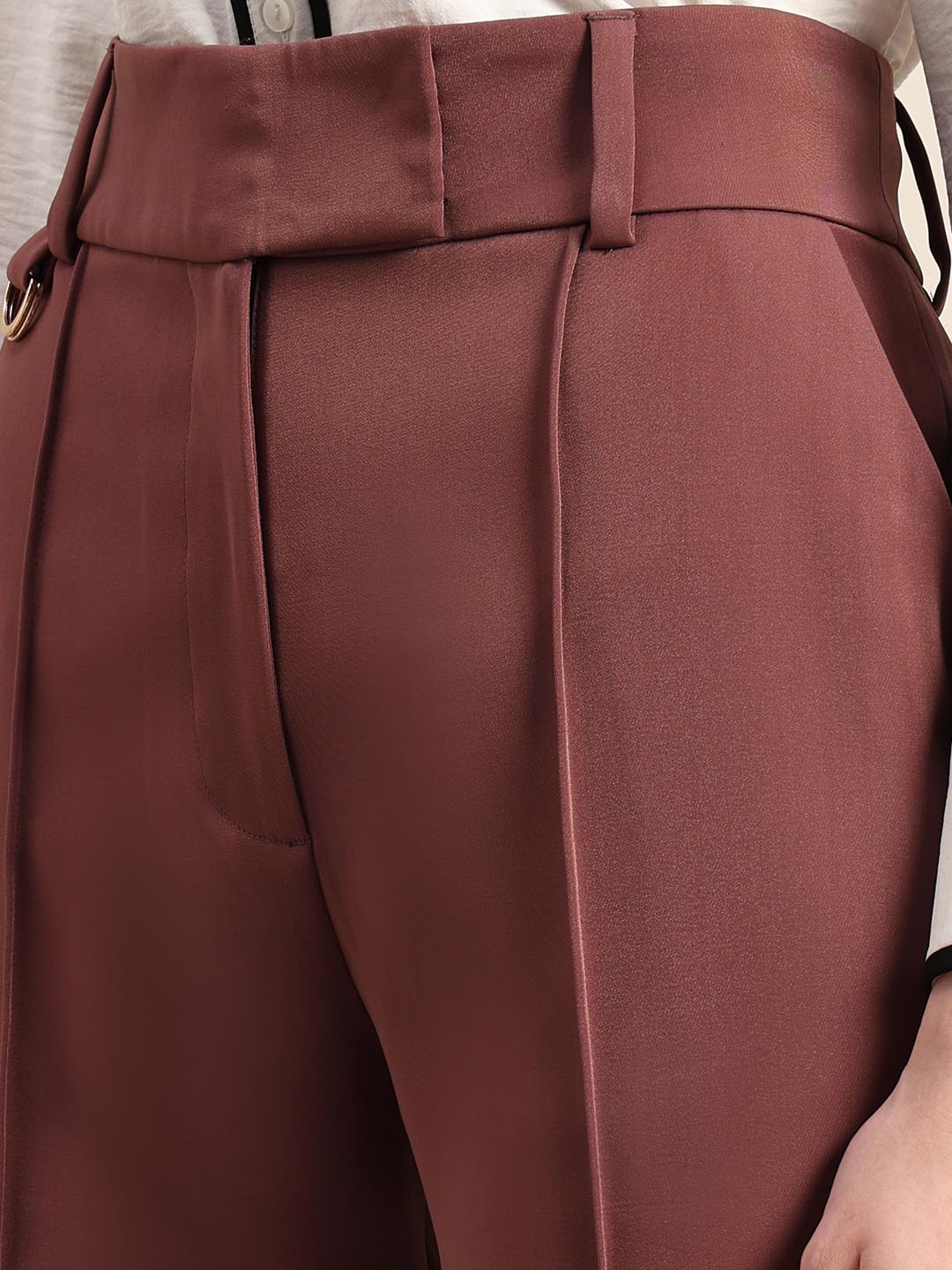 Plum Ankle Length Pants - Image 8