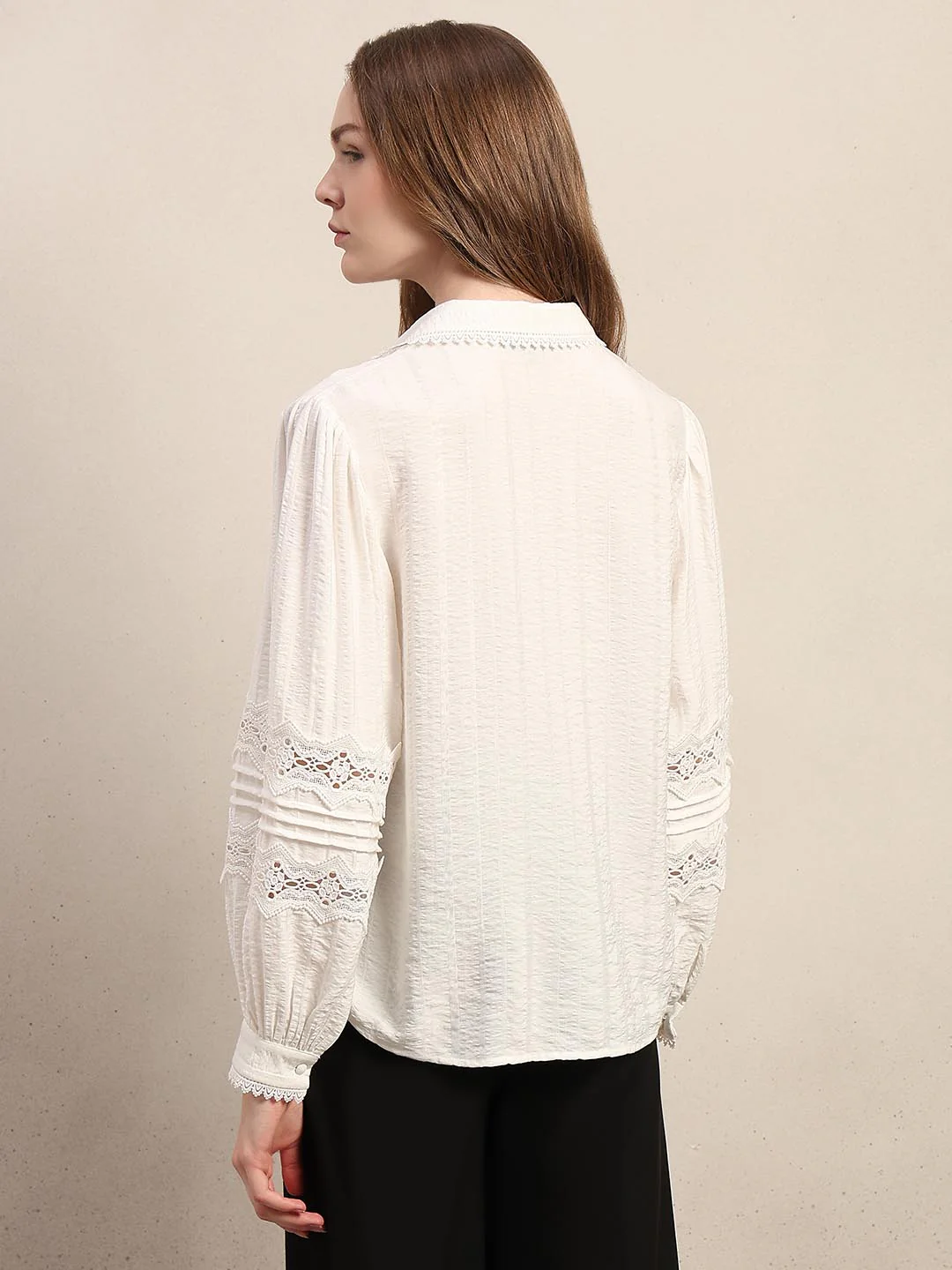 White Lace Shirt - Image 4