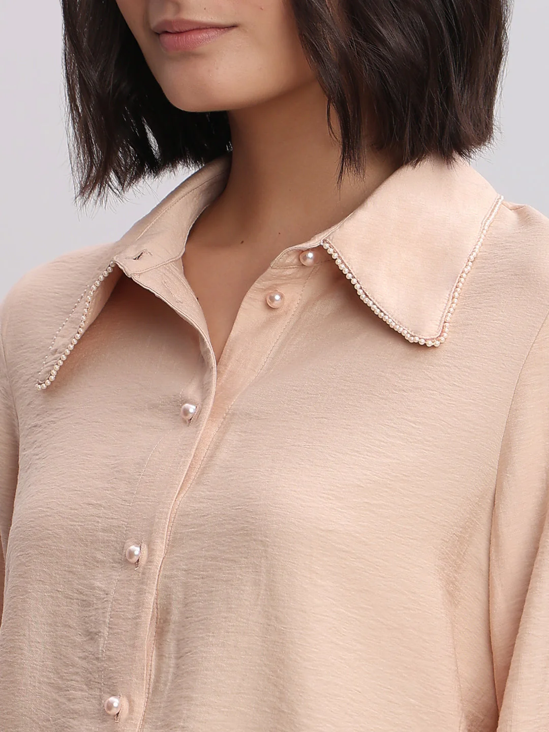 Classic Embellished Button-Down Shirt - Image 8