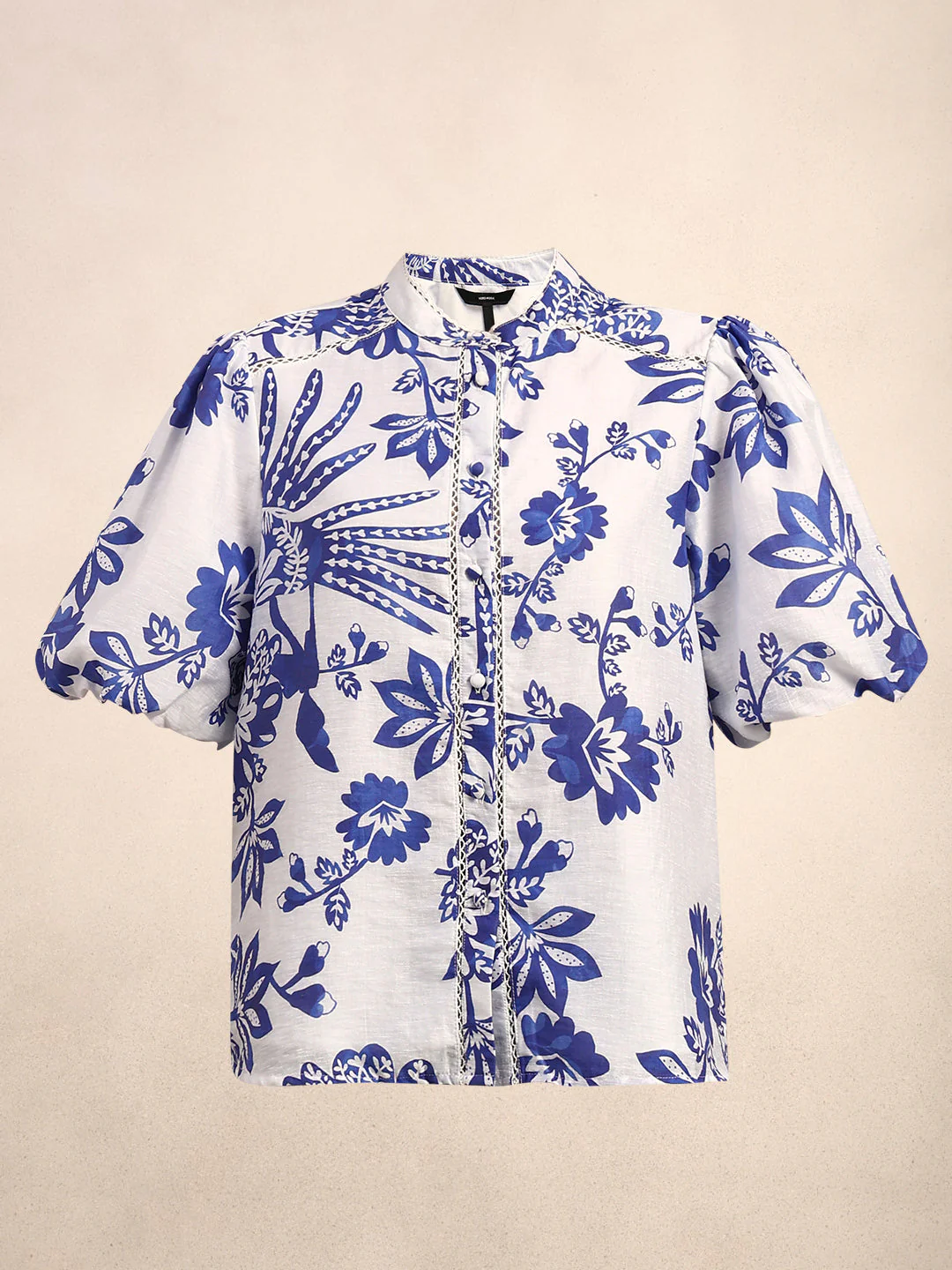 Floral Puff Sleeves Shirt - Image 7