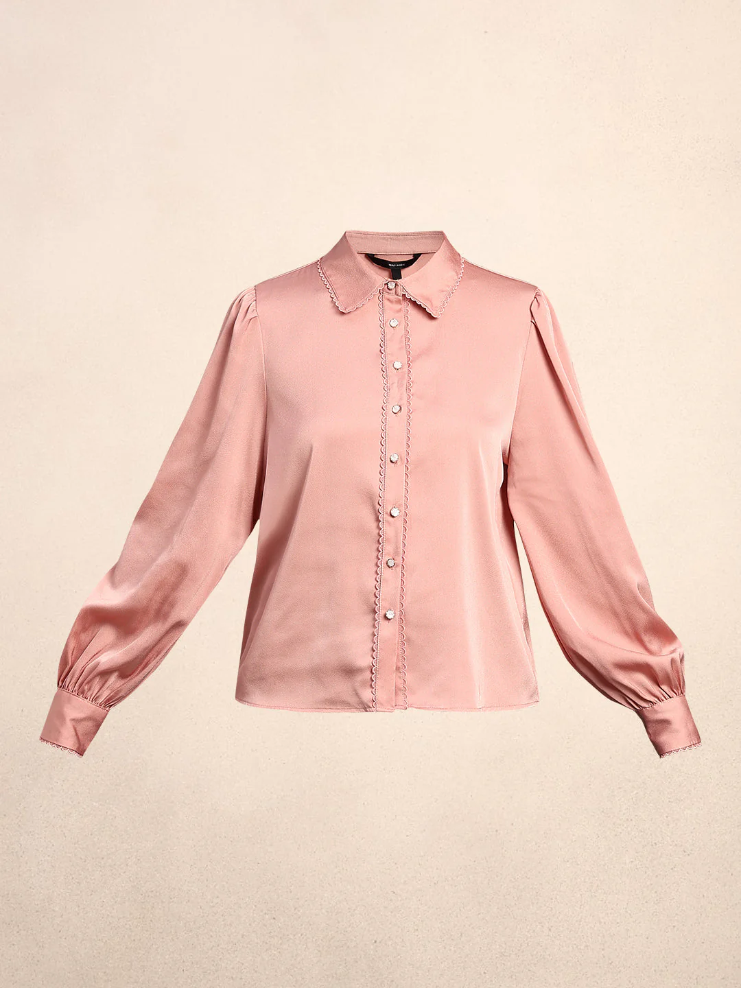 Pink Cuff Sleeves Shirt - Image 6