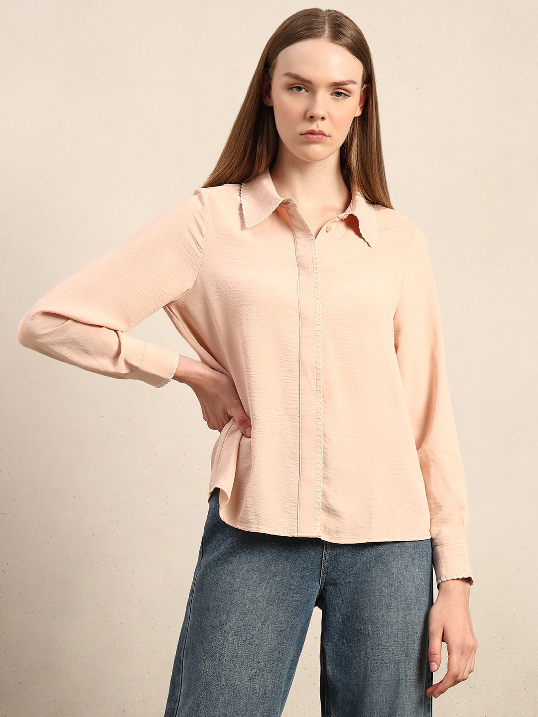 Scallop Collar Shirt - Image 2