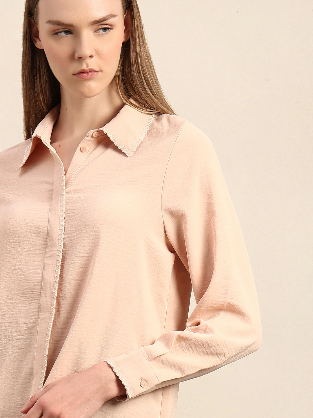 Scallop Collar Shirt - Image 6
