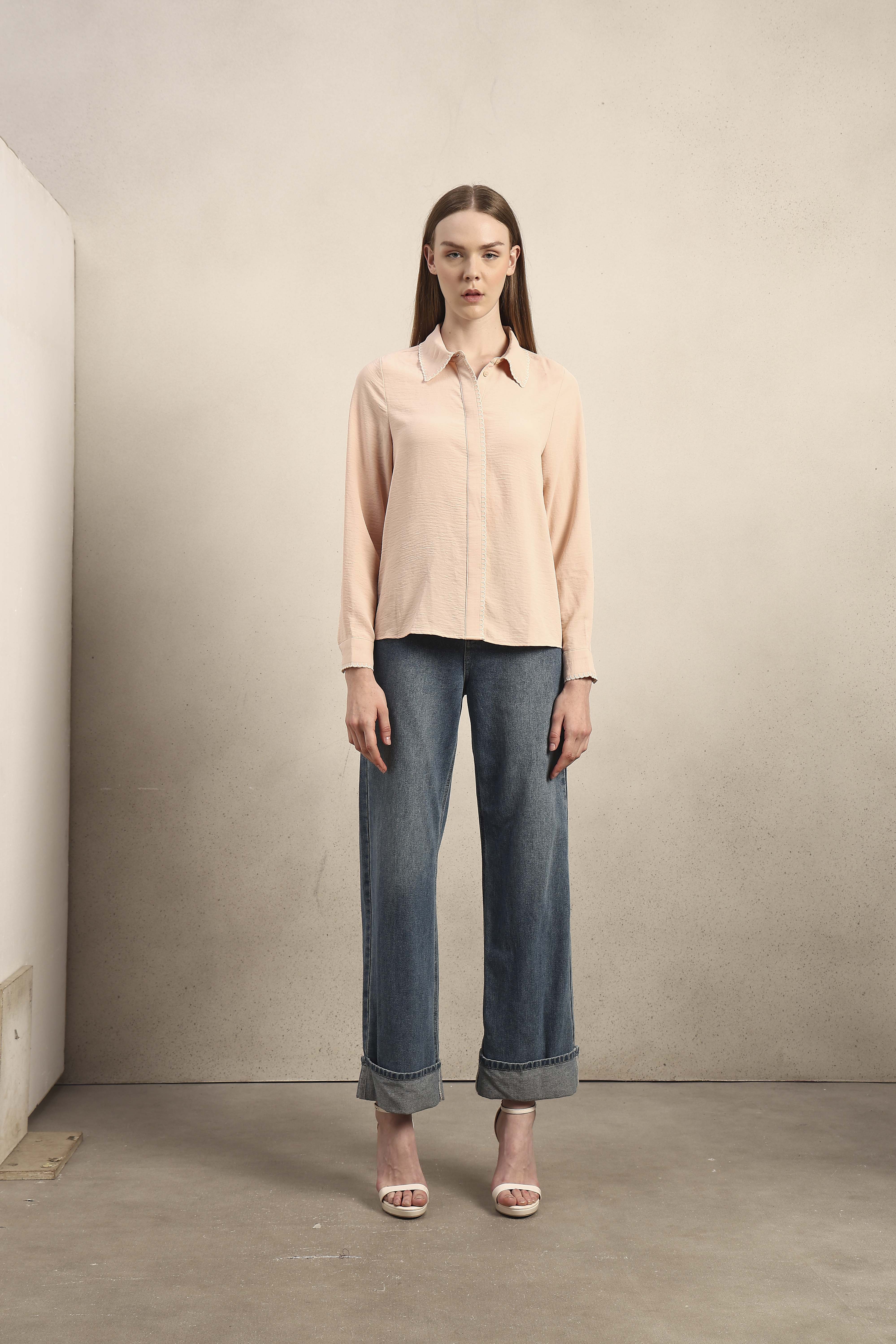 Scallop Collar Shirt - Image 9