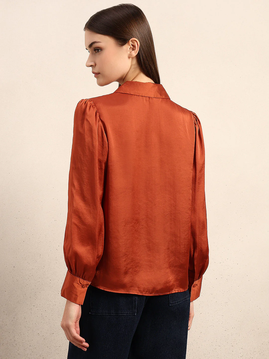 Rust Full Sleeves Shirt - Image 4