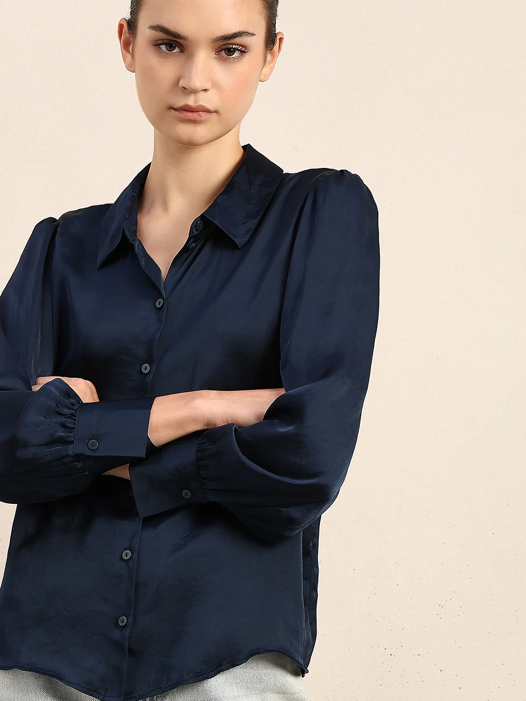 Blue Full Sleeves Shirt - Image 6