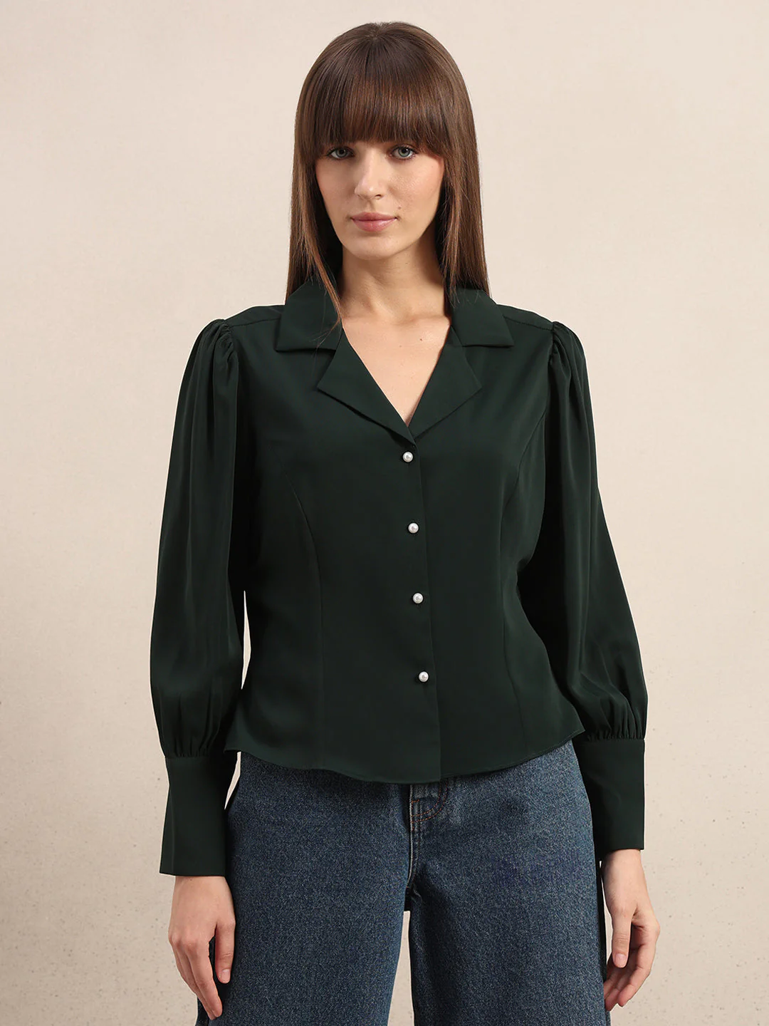 Puff Sleeves Shirt - Image 2