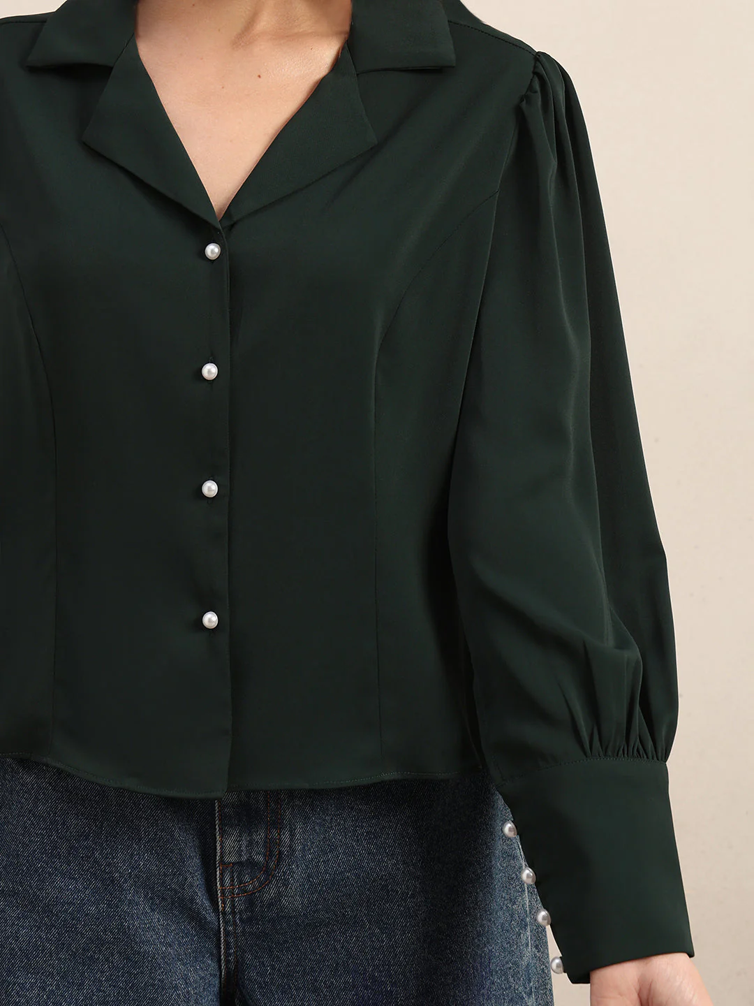 Puff Sleeves Shirt - Image 6