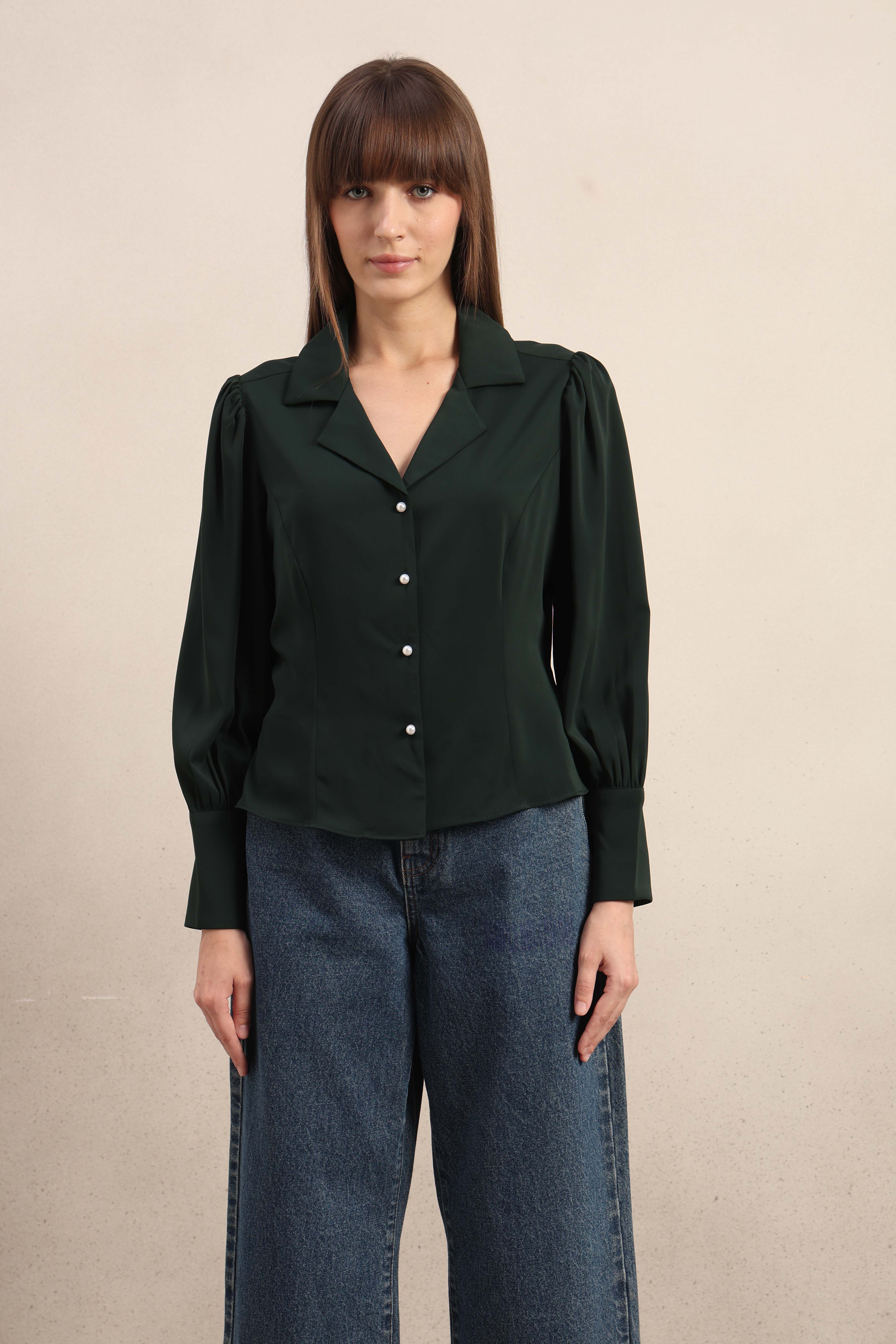 Puff Sleeves Shirt - Image 9