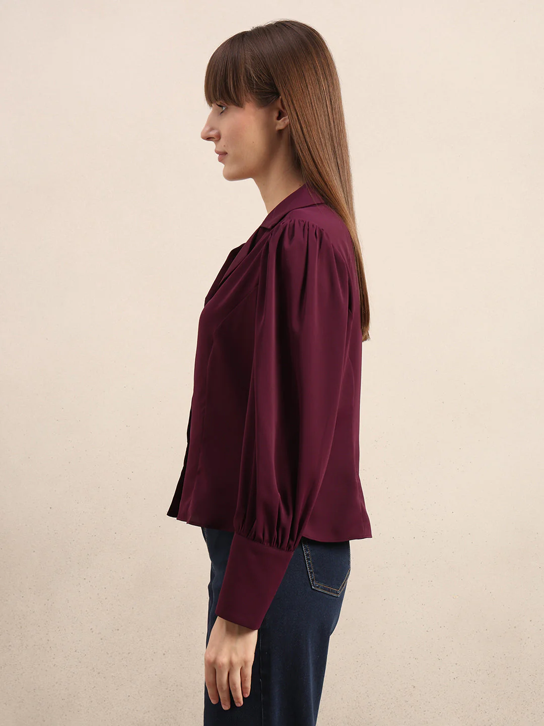 Cuff Sleeves Shirt - Image 3