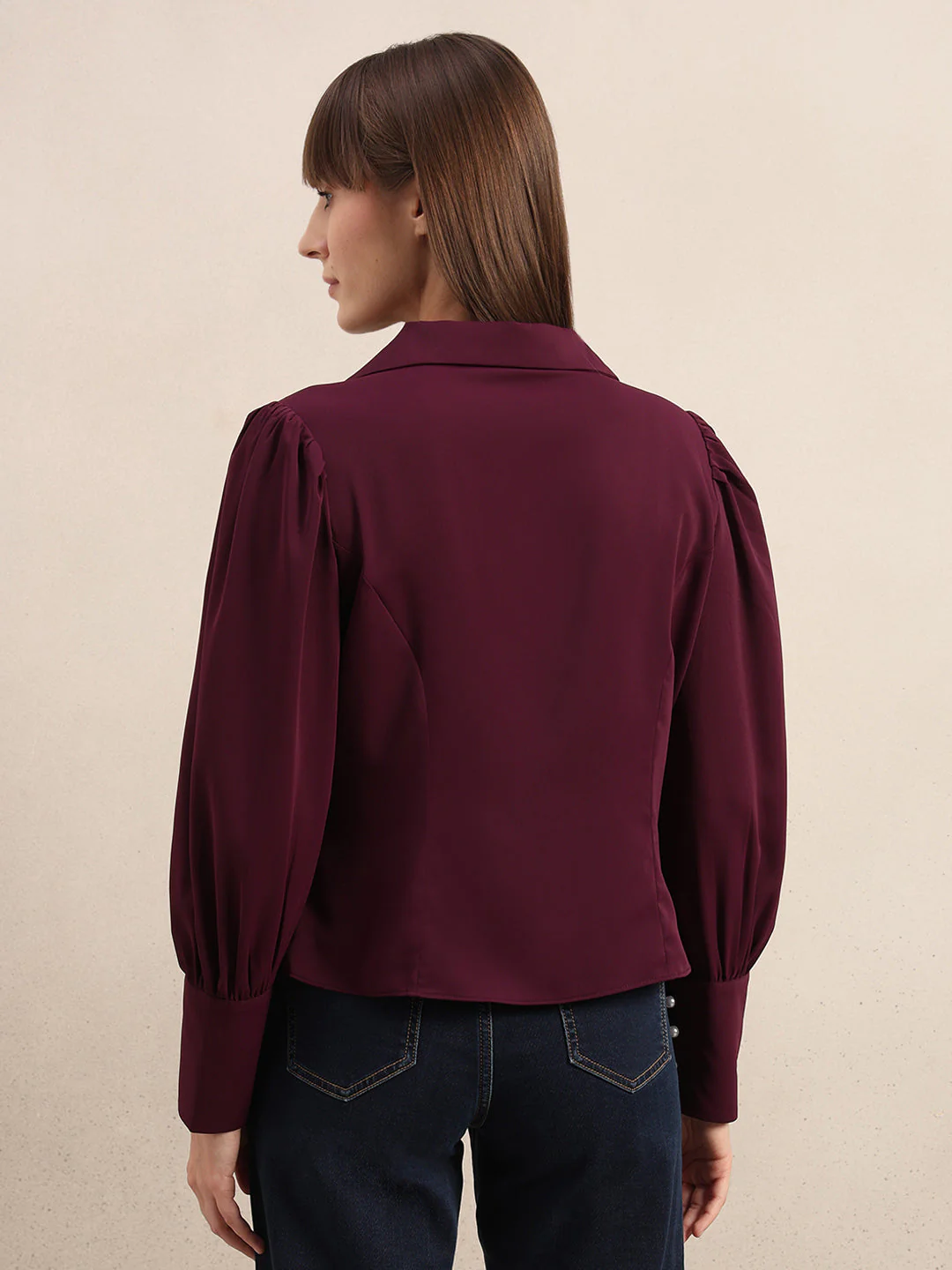 Cuff Sleeves Shirt - Image 4