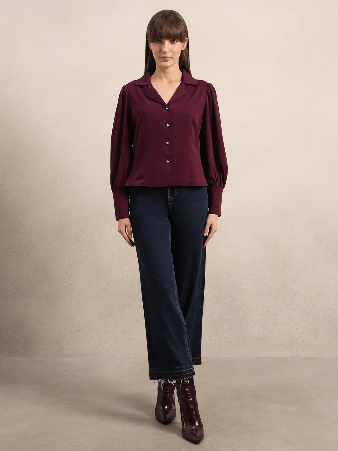 Cuff Sleeves Shirt - Image 5