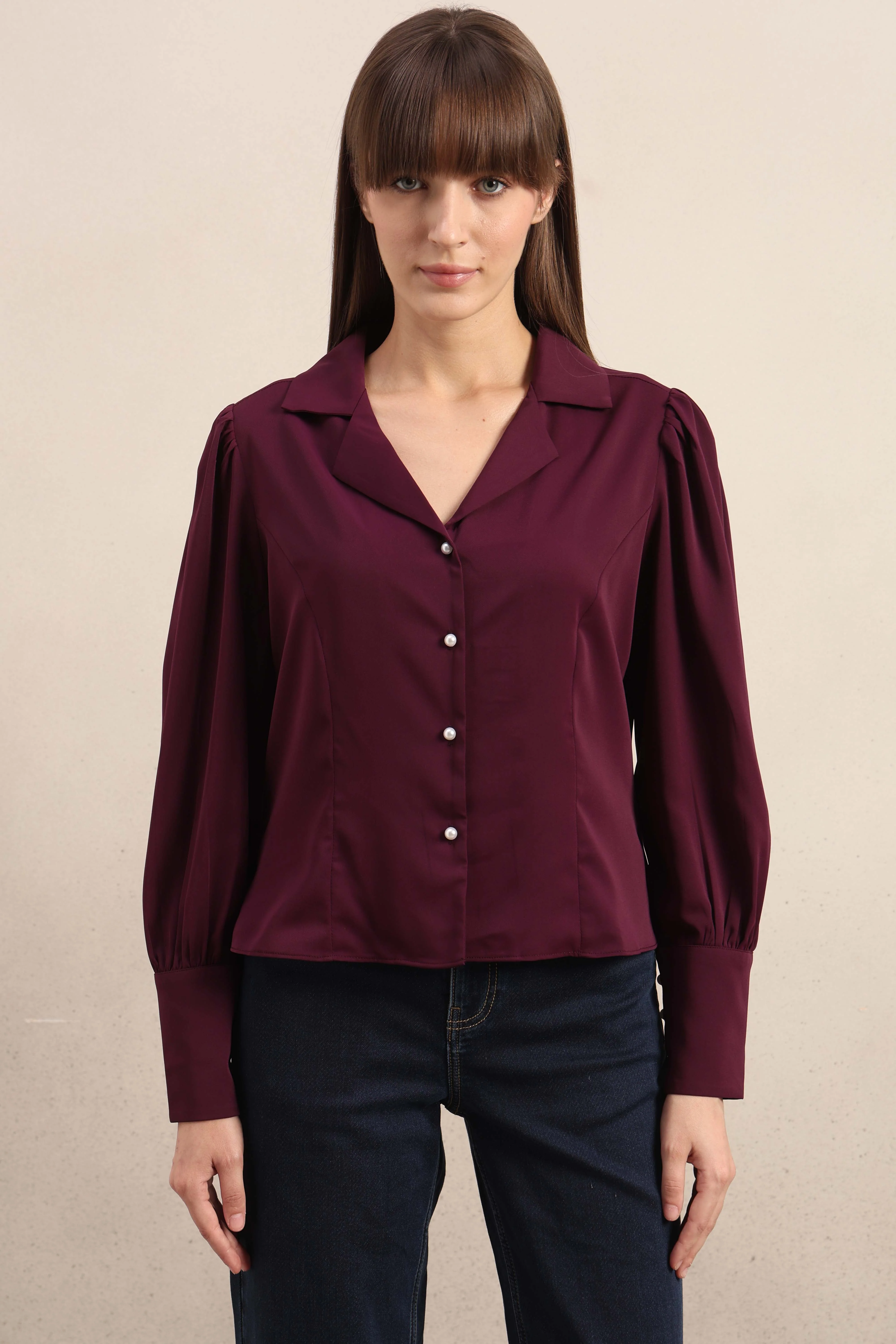 Cuff Sleeves Shirt - Image 9