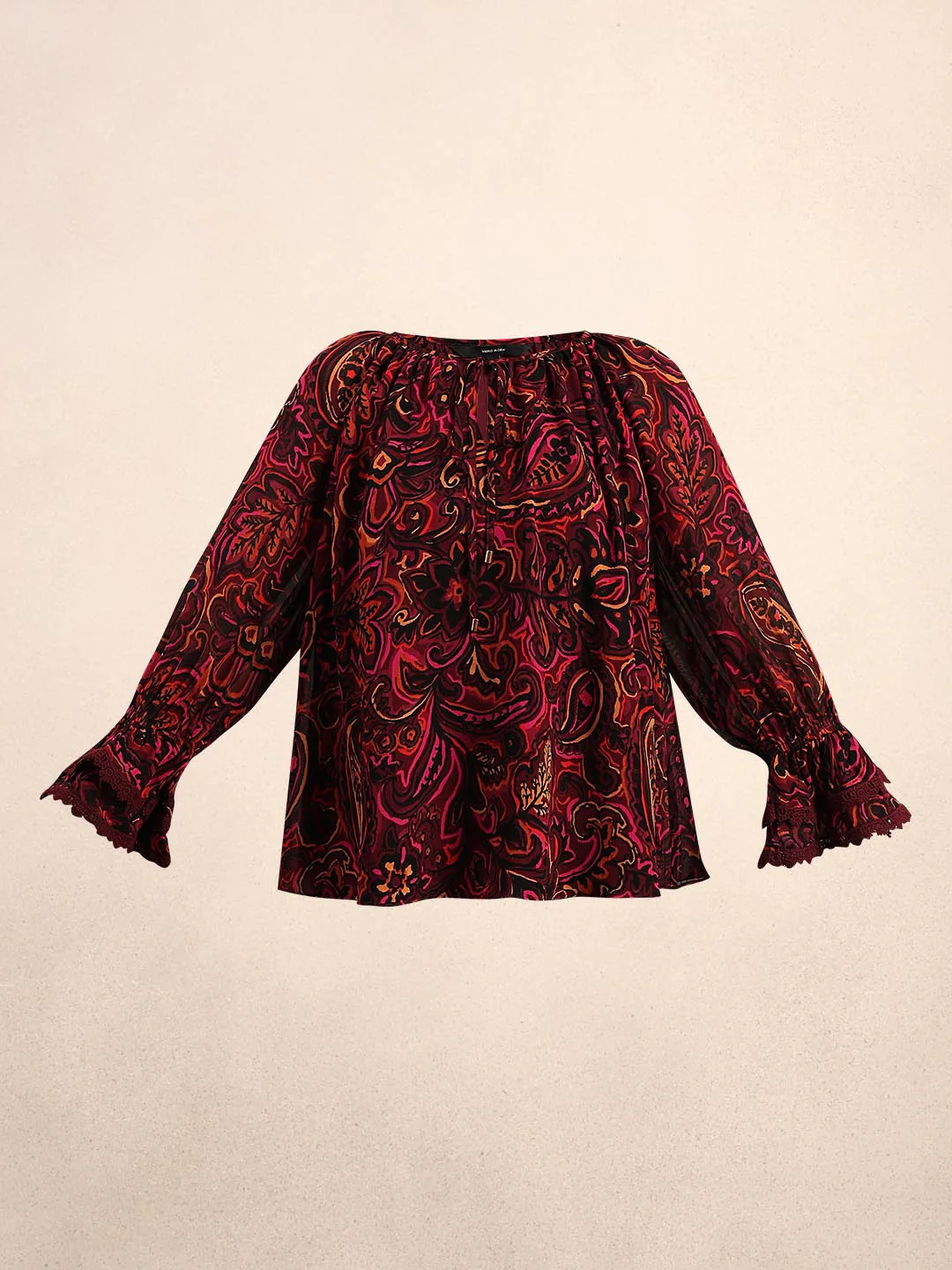 Red Printed Top - Image 7