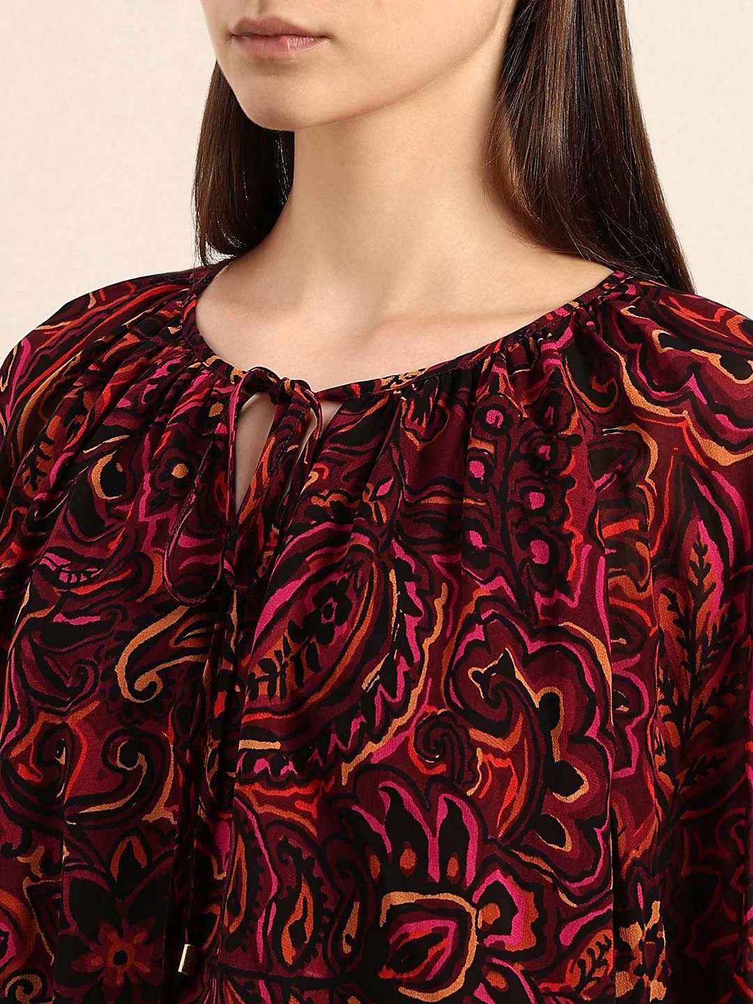 Red Printed Top - Image 8