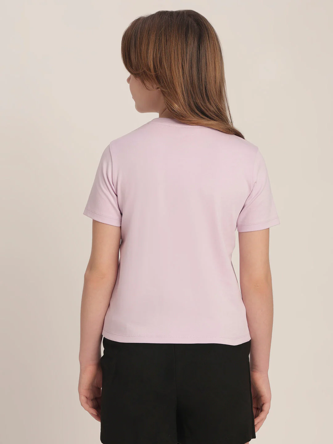 Girls Orchid Printed T-shirt - Image 4