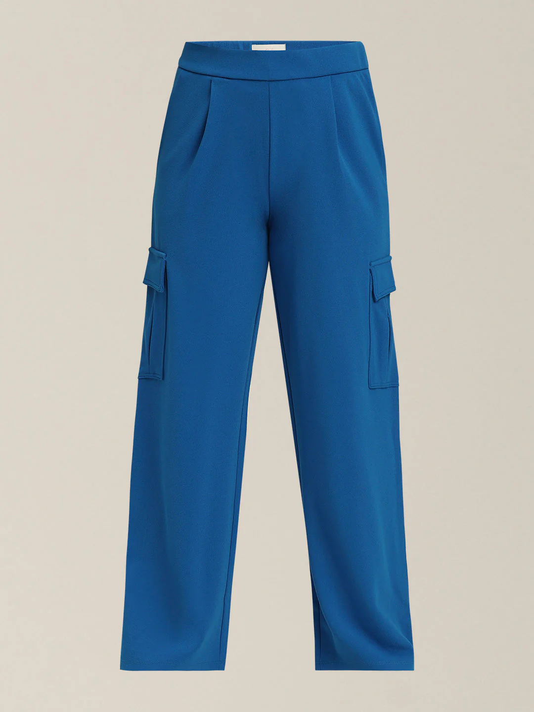 Girls Blue Cargo Pants - Image 7
