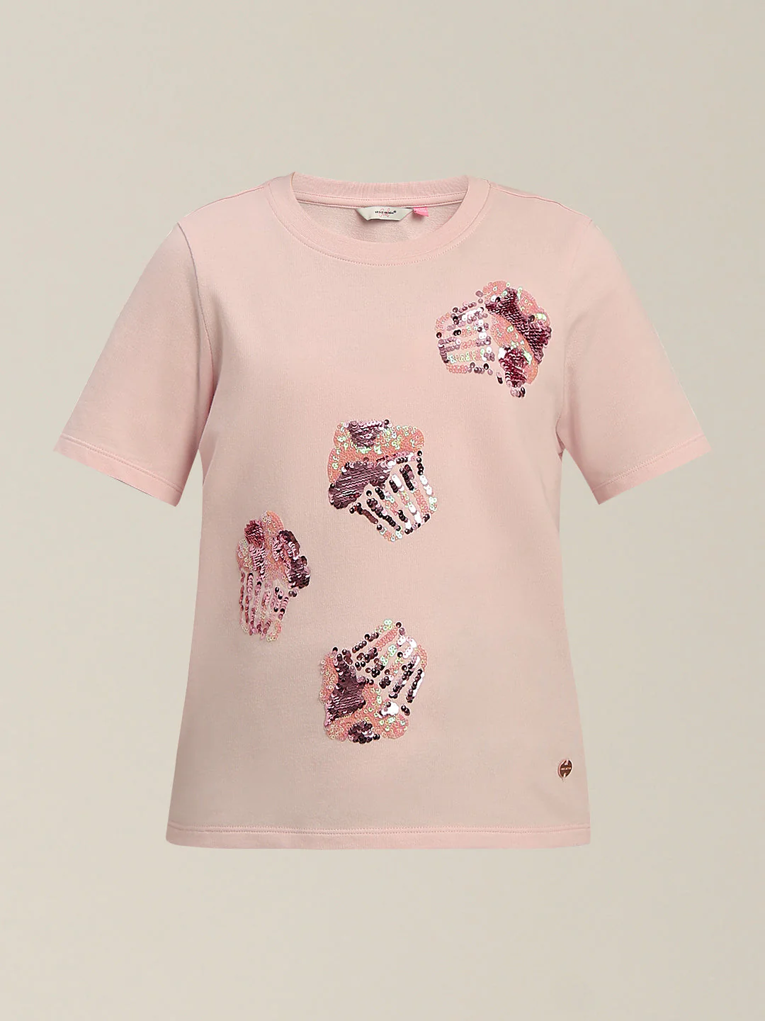 GIRLS Pink Cupcake Print T-shirt - Image 7