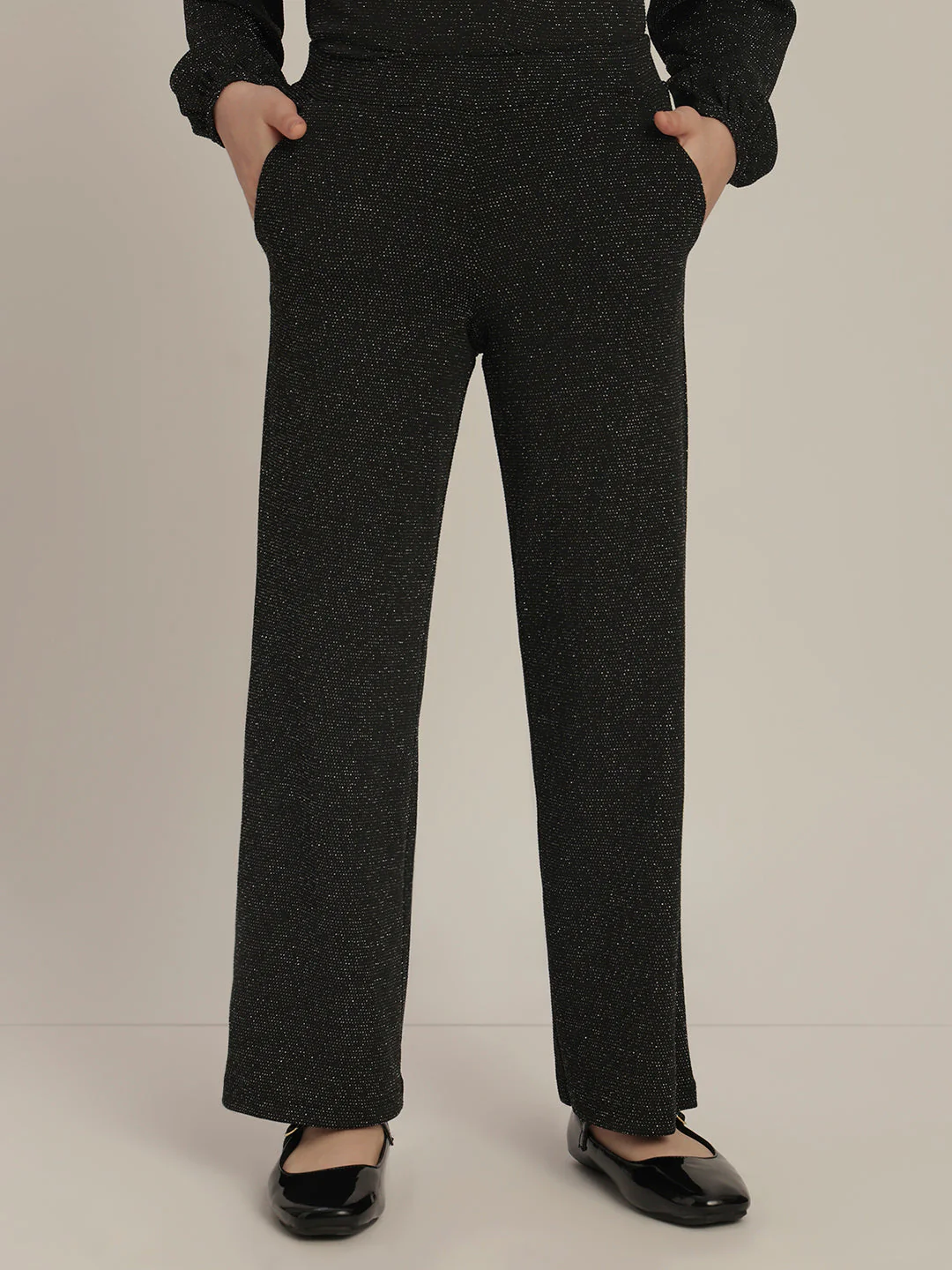 Girls Glitter Wide Leg Pants - Image 2