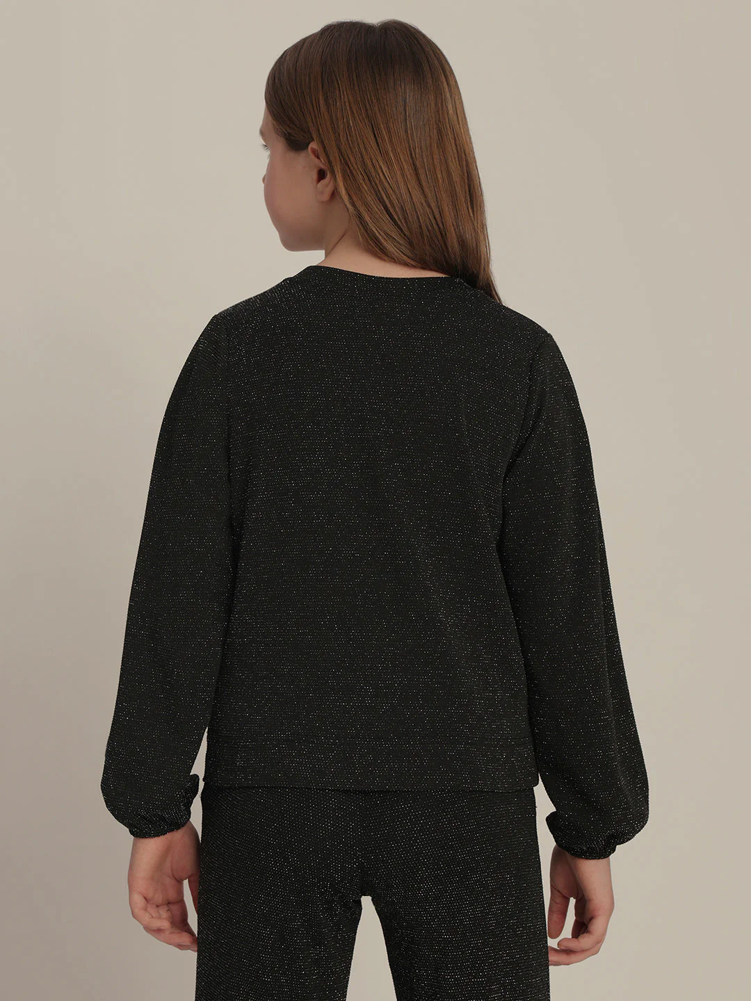 Girls Shimmer Full Sleeves Top - Image 4