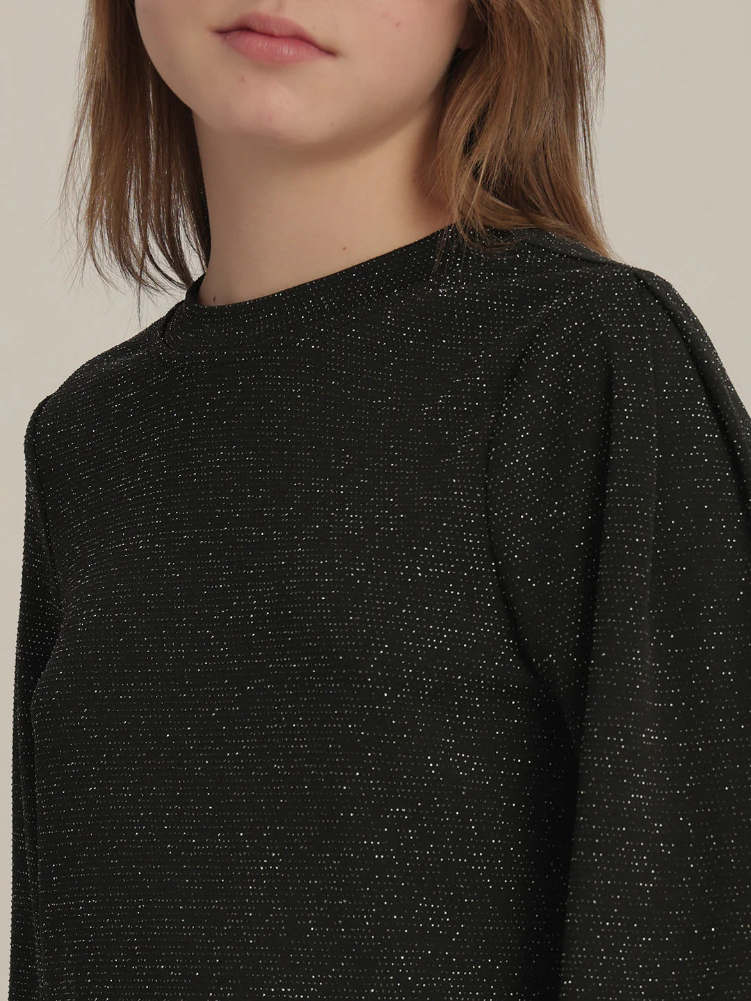 Girls Shimmer Full Sleeves Top - Image 8