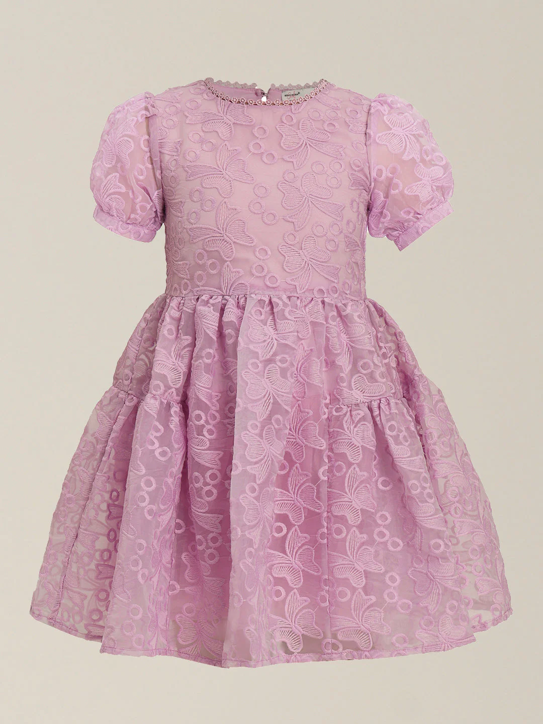 GIRL Lace Fit & Flare Dress - Image 7