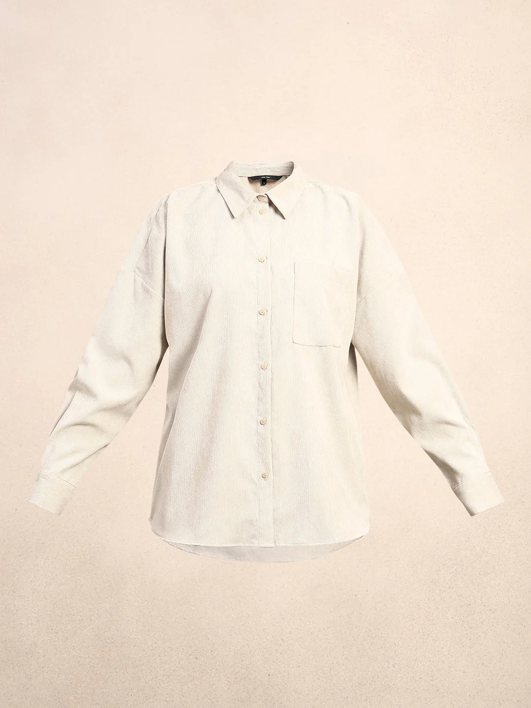 Cream Corduroy Shirt - Image 7