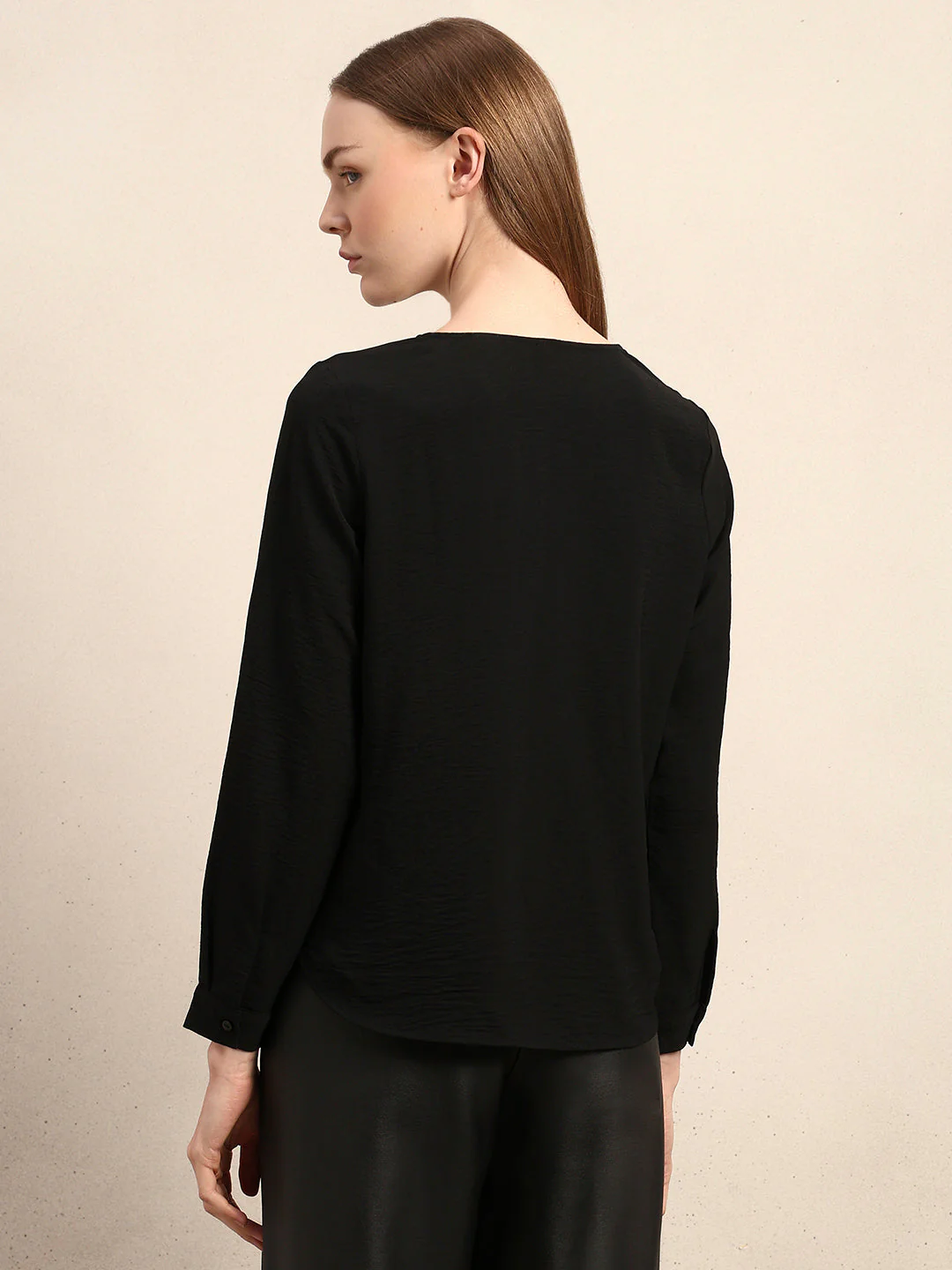 Black Lapel Shirt - Image 4